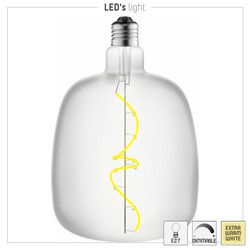 Led's Light  LED Filament Lamp -  V140 E27 4,5W 140lm 1800K 330° Smokey - Dimbaar