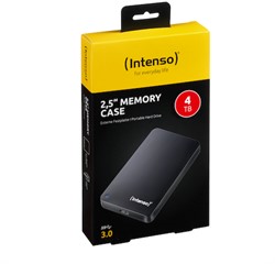 Intenso | Harddisk | Extern | 4 TB | USB 3.0 | 2,5 inch | Portable | Zwart