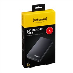 Intenso | Harddisk | Extern | 2 TB | USB 3.0 | 2,5 inch | Portable | Zwart