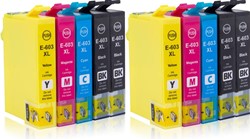 603 XL | 10 Pack | Huismerk | Cartridges voor Epson
