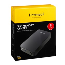 Intenso | Harddisk | Extern | 8 TB | USB 3.0 | 3,5 inch | Desktop | Memory Center