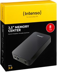 Intenso | Harddisk | Extern | 8 TB | USB 3.0 | 3,5 inch | Desktop | Memory Center