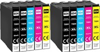 604 XL | 10 Pack | Huismerk | Cartridges voor Epson
