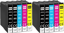 604 XL | 10 Pack | Huismerk | Cartridges voor Epson