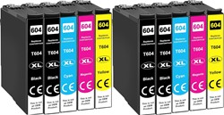 604 XL | 10 Pack | Huismerk | Cartridges voor Epson