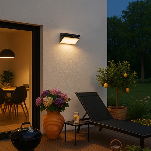 Led's Light | Solar | Buitenlamp | 600lm | 2700K | P54 | Sensor | Zwart-2