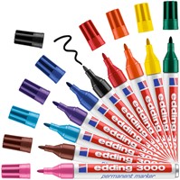 Viltstift edding 3000 rond 1.5-3mm grijs-1