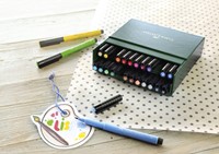 Brushstift Faber-Castell Pitt Artist 24 stuks assorti-3