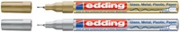 Paintmarker edding 780 op oliebasis 0.8mm goud-2