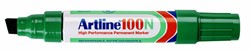 Viltstift Artline 100 schuin 7.5-12mm groen
