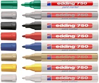 Paintmarker edding 750 op oliebasis 2-4mm geel-3