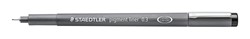 Fineliner Staedtler Pigment 308 zwart 0.3mm