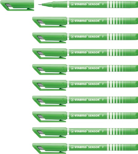 Fineliner STABILO Sensor 189/43 fijn lichtgroen-3
