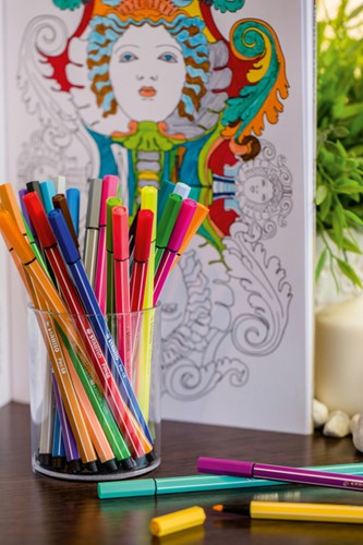 Viltstift STABILO Pen 68/44 medium geel-3