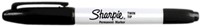 Viltstift Sharpie rond Twin tip ultra fijn & fijn zwart 2 stuks-2