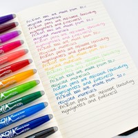 Rollerpen PILOT friXion medium lichtblauw blister à 1 stuk + 3 vull-2