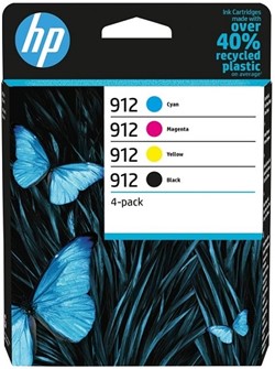 912 | 4 Pack | Origineel | Cartridge voor HP