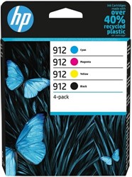 912 | 4 Pack | Origineel | Cartridge voor HP