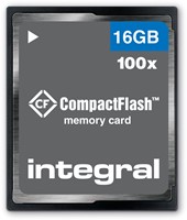 Integral | CompactFlash  | 16 GB | 100 x | 15 MB/s
