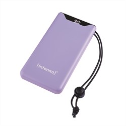 Intenso | Powerbank | 10.000 mAh | 20W | USB-C | USB-QC3.0 | PD3.0 | Display % | F10000 | Paars