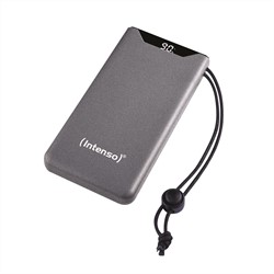 Intenso | Powerbank | 10.000 mAh | 20W | USB-C | USB-QC3.0 | PD3.0 | Display % | F10000 | Grijs