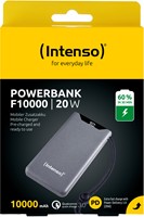 Intenso | Powerbank | 10.000 mAh | 20W | USB-C | USB-QC3.0 | PD3.0 | Display % | F10000 | Grijs-2
