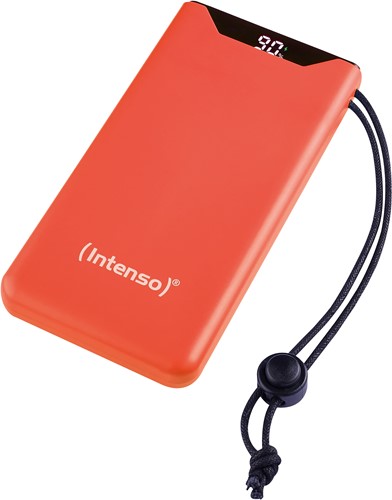 Intenso | Powerbank | 10.000 mAh | 20W | USB-C | USB-QC3.0 | PD3.0 | Display % | F10000 | Oranje