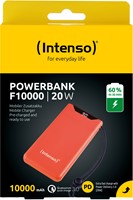 Intenso | Powerbank | 10.000 mAh | 20W | USB-C | USB-QC3.0 | PD3.0 | Display % | F10000 | Oranje-2