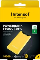 Intenso | Powerbank | 10.000 mAh | 20W | USB-C | USB-QC3.0 | PD3.0 | Display % | F10000 | Geel-2