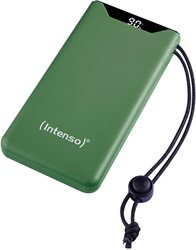 Intenso | Powerbank | 10.000 mAh | 20W | USB-C | USB-QC3.0 | PD3.0 | Display % | F10000 | Groen