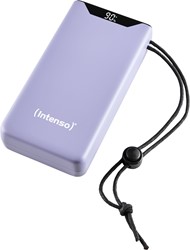 Intenso | Powerbank | 20.000 mAh | 20W | USB-C | USB-QC3.0 | PD3.0 | Display % | F20000 | Paars