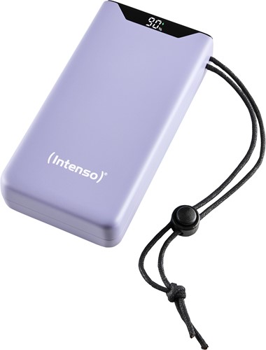 Intenso | Powerbank | 20.000 mAh | 20W | USB-C | USB-QC3.0 | PD3.0 | Display % | F20000 | Paars