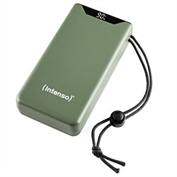 Intenso | Powerbank | 20.000 mAh | 20W | USB-C | USB-QC3.0 | PD3.0 | Display % | F20000 | Groen