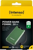 Intenso | Powerbank | 20.000 mAh | 20W | USB-C | USB-QC3.0 | PD3.0 | Display % | F20000 | Groen-2