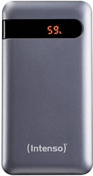 Intenso | Powerbank | 10.000 mAh | USB-C | USB-QC 3.0 | Display % | PD10000 | Cool Grey