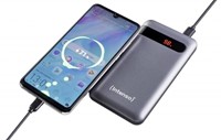 Intenso | Powerbank | 10.000 mAh | USB-C | USB-QC 3.0 | Display % | PD10000 | Cool Grey-2