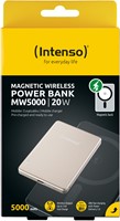 Intenso | Powerbank | 5.000 mAh | USB-C | Magnetisch opladen | MW5000 | Champange-2