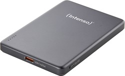 Intenso | Powerbank | 5.000 mAh | USB-C | Magnetisch opladen | MW5000 | Grijs