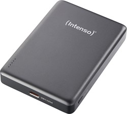 Intenso | Powerbank | 10.000 mAh | USB-C | Magnetisch opladen | MW10000 | Grijs