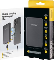 Intenso | Powerbank | 10.000 mAh | USB-C | Magnetisch opladen | MW10000 | Grijs-3