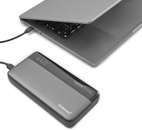 Intenso | Powerbank | 25.000 mAh | 140W | USB-C | PD3.0 | Display % | HE25000 | Grijs-Zwart-3