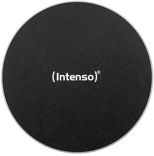 Intenso | Oplader | Draadloos | Qi lader | Ronde Schijf | BA2 | 15W | Snellaad funtie | Zwart