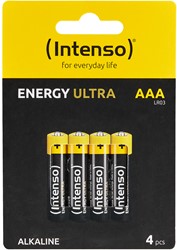 Intenso | Batterijen | Alkaline | Energy Ultra | AAA | 4 Stuks