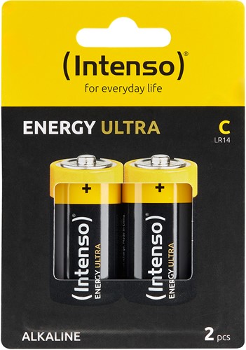Intenso | Batterijen | Alkaline | Energy Ultra | C | 2 Stuks