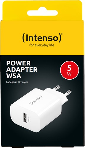 Intenso | Oplader | 1x USB-A | 5 Watt | Wit-2