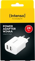 Intenso | Oplader | 2x USB-A | 2x 12 Watt | Wit-2