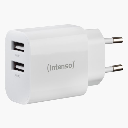 Intenso | Oplader | 2x USB-A | 2x 12 Watt | Wit-3
