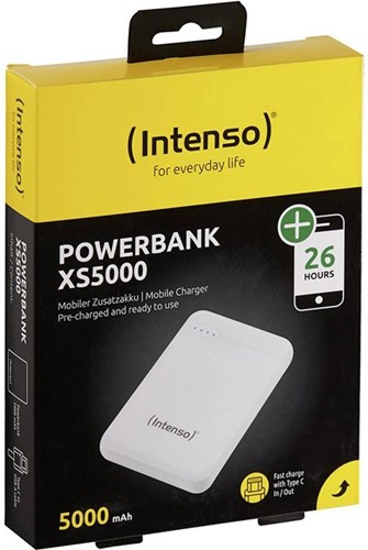Intenso | Powerbank | 5.000 mAh | USB-C | USB | XS5000 | Wit-2