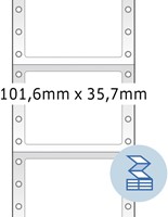 Etiket HERMA 8212 101.6x35.7mm 1-baans wit 4000stuks-2