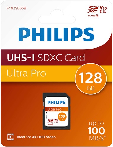 Philips | SDXC | 128 GB | UHS-I | U3-3
